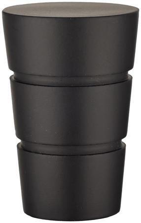 Karnizo antgalis Domoletti Walec Basic, Ø 19 mm, juoda sp.