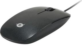 Kompiuterio laidinė pelė Conceptronic CLLM3BDESK, usb type-a, juoda sp.