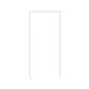 Durvju stendere Domoletti, 215 cm x 8 cm x 1 cm, balta krās.