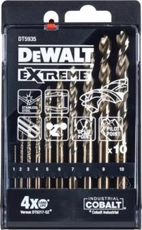 Metalo grąžtų rinkinys Dewalt Extreme DT5935-QZ, metalas, sraigtinis, tiesus, 1 mm x 13.3 cm