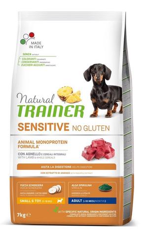 Sausas šunų maistas Natural Trainer Sensitive No Gluten, ėriena, 7 kg