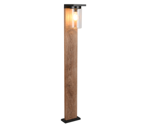 Brīvi stāvošs āra gaismeklis Trio Ardila, 40W, E27, IP44, brūna krās., 16 cm x 100 cm
