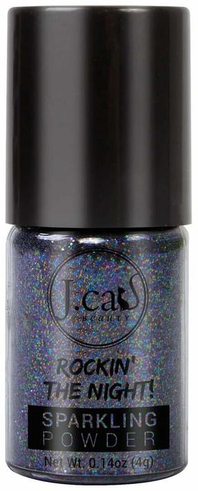 Глиттер для лица J.Cat Beauty Rockin' The Night!, 4 г, bondi black цв. 210