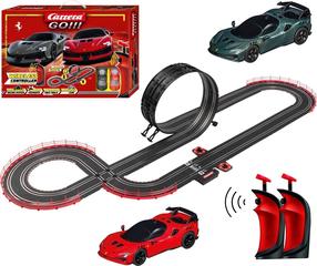 Automobilių trasa Carrera GO!!! Ferrari SF90 XX Stradale, juoda sp./raudona sp.