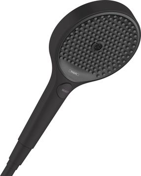 Dušipihusti Hansgrohe Rainfinity, must v., 13.2 cm