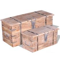 Skrynia, daiktų saugojimo VLX 244054, ruda sp., 83 x 33 x 37 cm
