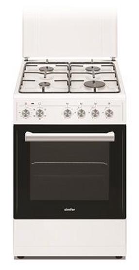 Газовая плита с электрической духовкой Simfer 5405SERBB