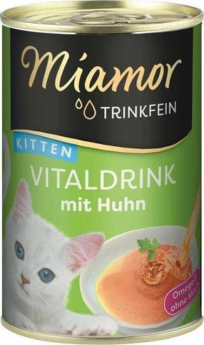 Šlapias kačių maistas Miamor Vitaldrink, vištiena, 0.135 kg