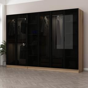 Riidekapp Kalune Design Kale 7650, hall v., 52 cm x 270 cm x 210 cm