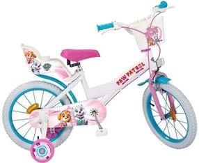 Vaikiškas dviratis Toimsa Paw Patrol Gril 1681, mėlyna sp./balta sp./rožinė sp., 16"
