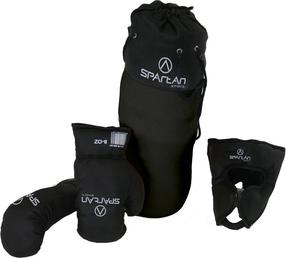 Komplekt Spartan Boxing Set 1 kg bag + helmet + gloves Assorted, (värv/disain valitakse juhuslikult)