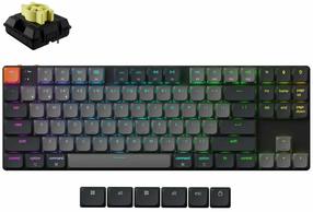 Беспроводная компьютерная клавиатура Keychron K1 Version 6 K1X-B4 Keychron Low Profile Milk POM Banana, EN, серый цв.