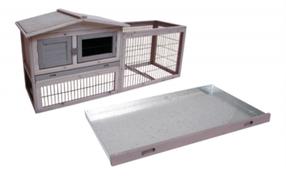 Rezerves atvilktne grauzēju būda Flamingo Sunshine Cottage, 67 cm x 42 cm x 3.5 cm, sudraba krās.