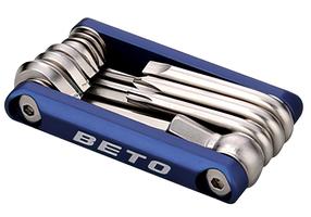 Atslēgu komplekts BETO 10in1 BT-337, nerūsējošais tērauds, zila krās./sudraba krās.