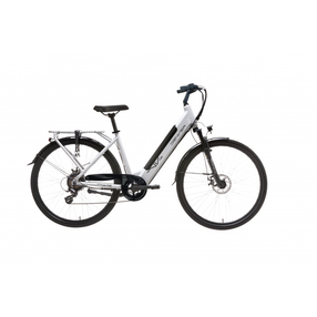 Электрический велосипед Bottari E8600, 28", 28″, 250 Вт, 12.8 Ач, белый цв.