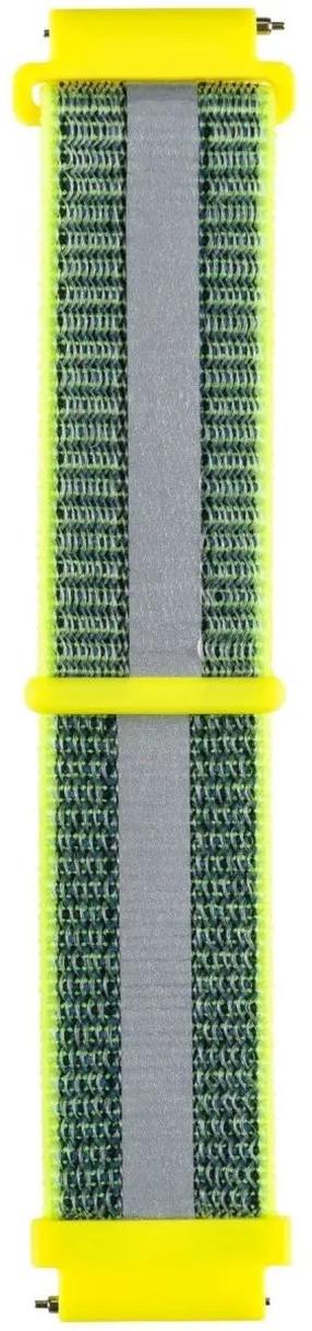Dirželis Garett Kids, Smartwatch 20mm, geltona sp./žalia sp.