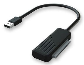 Adapteris Savio AK-38 SATA SATA female, USB 3.0 male, 0.01 m, melna krās.