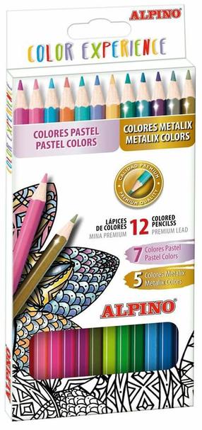 Joonistuspliiatsite komplekt Alpino Color Experience, 12 tk