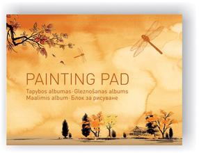 Zīmēšanas papīrs Smiltainis Painting Pad, A3, 190 g/m², balta krās., 29.7 cm x 42 cm, 20 lapu gab.