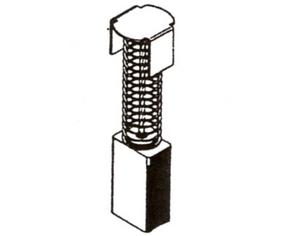 Birstīte Haushalt, 6 mm x 11 mm x 17.5 mm, 2 gab.
