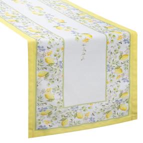 Сервировочная дорожка прямоугольная Summer, желтый цв./зеленый цв., 40 x 140 cm