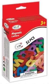 Magnetinis žaislas Magnetic Letters, EN, įvairių spalvų, 52 vnt.