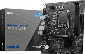 Pagrindinė plokštė MSI PRO H610M-E