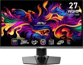 Monitors MSI MPG 271QRX, QD-OLED, 360 Hz, WQHD, 26.5"