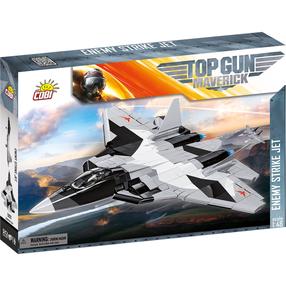 Konstruktorius, lėktuvas Cobi Top Gun Maverick Enemy Strike Jet 5921, 851 vnt., pilka sp.