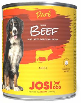 Влажный корм для собак Josera JosiDog Pate, говядина, 0.8 кг