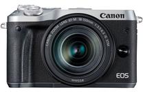 Sisteminis fotoaparatas Canon EOS M6 Mark II Silver + EF-M 18-150mm IS STM, sidabro sp.