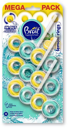 WC valiklis - gaiviklis Brait Rings, 120 g, 3 vnt.