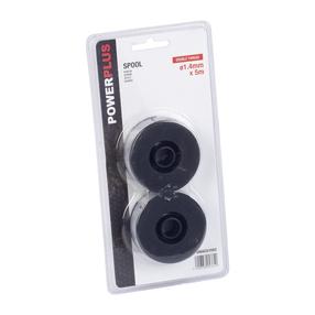 Spoles ar auklu Powerplus POWACG1082, melna krās., 2 gab.
