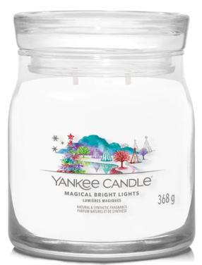 Küünal, lõhna Yankee Candle Signature Magical Bright Lights, 35 - 50 h, 368 g, valge v.