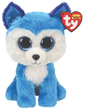 Pliušinis žaislas TY Beanie Boos Prince Husky, mėlyna sp., 24 cm