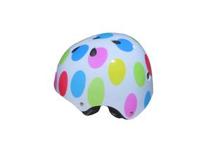 Skrituļslidotāja ķivere Outliner MTV12 S DOT, S (53-55 cm), balta krās.