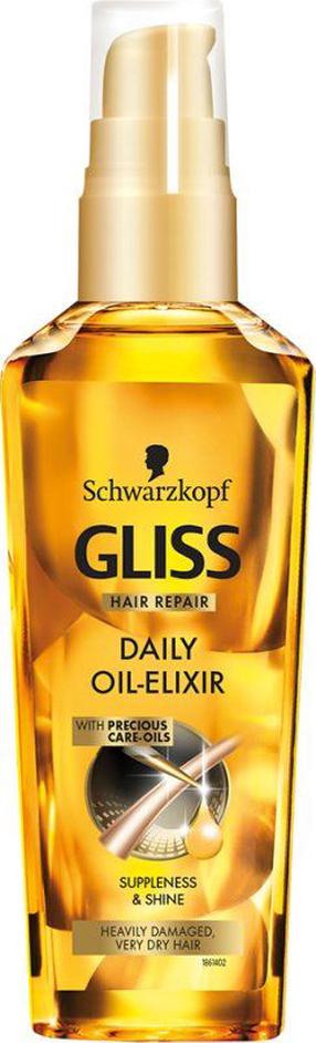 Plaukų eliksyras Schwarzkopf Gliss Daily Oil, 75 ml