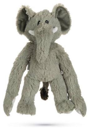 Rotaļlieta sunim, plīša manta Beeztees Elephant James 619120, 40 cm, pelēka krās., 40