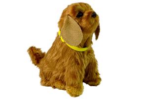 Interaktīva rotaļlieta Cocker Spaniel 12700, 19 cm, universāls, brūna krās.