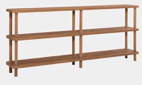Напольная полка Kalune Design Zen 688DRA1206, коричневый цв., 74.9 см x 180 см x 35 см