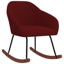 Supamasis krėslas VLX Rocking 330616, bordo sp., 63 cm x 75 cm x 74.5 cm