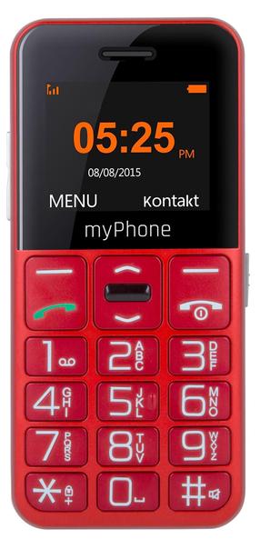Mygtukinis telefonas MyPhone HALO Easy, 4 MB, raudona sp.