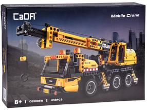 Konstruktorius CaDa Mobile Crane, 658 vnt., geltona