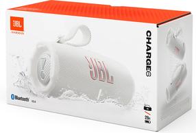 Belaidė kolonėlė JBL Charge 6 JBLCHARGE6WHT, balta sp., 30 W