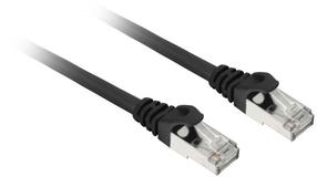 Провод Sharkoon SFTP Cat.7a Patch Network Cable RJ-45, RJ-45, 10 м, черный цв.