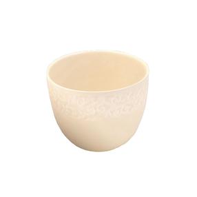 Lillepott Domoletti, keraamiline, Ø 26 cm, valge v.