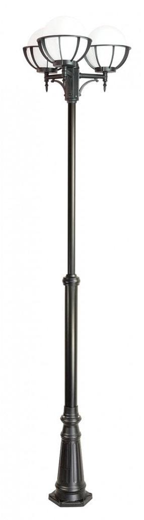 Pastatomas lauko šviestuvas Su-Ma Kule 250, 60W, E27, IP43, juoda sp., 26.2 cm x 185 - 285 cm