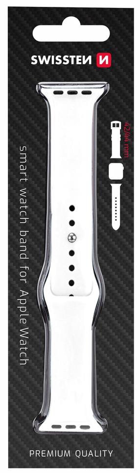 Siksniņa Swissten, Silicone Band, balta krās.