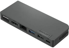 Jungčių stotelė Lenovo USB-C Travel Hub 4X90S92381, pilka