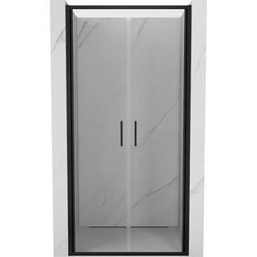 Dušo durys Mexen Exo, 100 cm x 200 cm, juoda sp./grūdintas